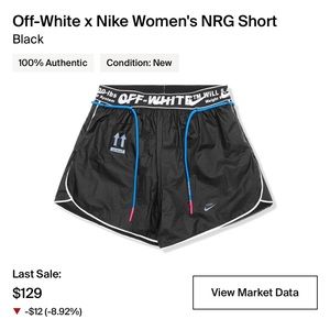 Off White x Nike Shorts